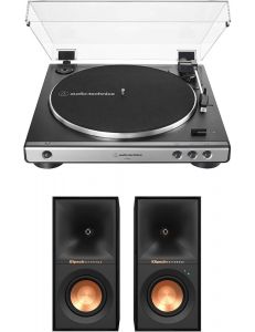 Audio-Technica AT-LP60X Bluetooth + Klipsch R-40PM