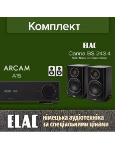 ELAC Carina BS 243.4 + Arcam A15