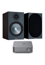 Wiim Amp + Monitor Audio Bronze 100