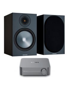 Wiim Amp + Monitor Audio Bronze 100