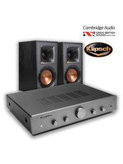 Стерео комплект Cambridge Audio AXA25 + Klipsch R-41M