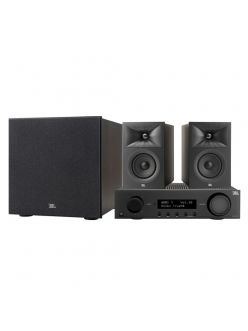 Стерео комплект - AV-ресивер JBL MA310 + Полочні колонки JBL Stage 240B + Сабвуфер JBL Stage 200P