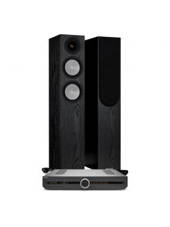 Стерео комплект Roksan Atessa Integrated Amplifier + Monitor Audio Silver 200