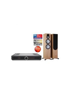 Стерео комплект Roksan Atessa Integrated Amplifier + Monitor Audio Silver 500