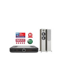 Стерео комплект Roksan Atessa Streaming Amplifier + Monitor Audio Bronze 200