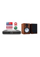 Roksan Atessa Streaming Amplifier + Monitor Audio Silver 100