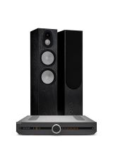 Roksan Atessa Streaming Amplifier + Monitor Audio Silver 500
