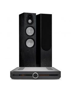 Roksan Atessa Streaming Amplifier + Monitor Audio Silver 500