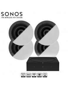 Sonos Amp + 4 x Sonos 6-Inch Ceiling Speakers