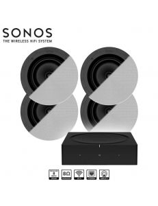 Sonos Amp + 4 x Sonos 8-Inch Ceiling Speakers