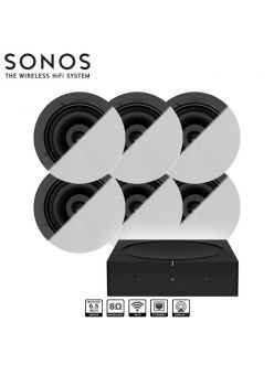 Стерео комплект Sonos Amp + 6 x Sonos 6-Inch Ceiling Speakers