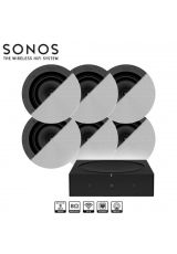 Sonos Amp + 6 x Sonos 8-Inch Ceiling Speakers