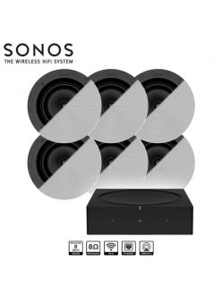 Стерео комплект Sonos Amp + 6 x Sonos 8-Inch Ceiling Speakers