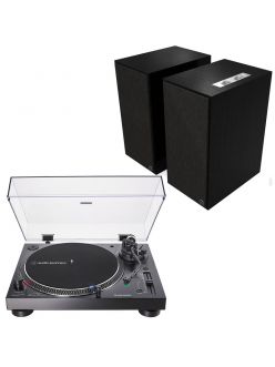 Стерео комплект - Програвач Audio-Technica AT-LP120XUSB та Активна акустика Klipsch The Sevens