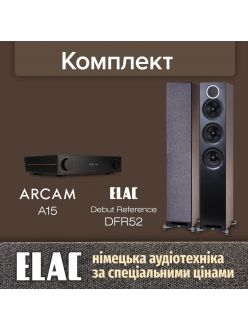 Стерео комплект Elac Debut Reference DFR52 + Arcam A15