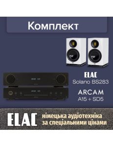 ELAC Solano BS283 + Arcam A15 + Arcam CD5