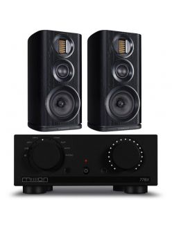 Стерео комплект – Интегрированный усилитель Mission 778X + Полочные колонки Wharfedale EVO4.2