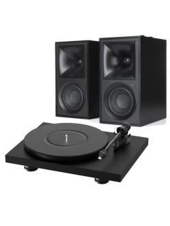 Стерео комплект - Pro-Ject Debut Carbon EVO Вініловий програвач + Klipsch The Fives​​​​​​​ Активна бездротова акустика