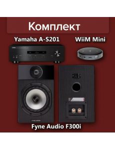 Yamaha A-S201+Fyne Audio F300i+WiiM Mini Yamaha A-S201+Fyne Audio F300i+WiiM Mini