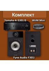 Yamaha A-S301 II+Fyne Audio F301i+WiiM Mini