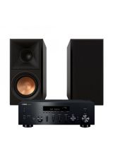 Yamaha R-N600A + Klipsch R-60M