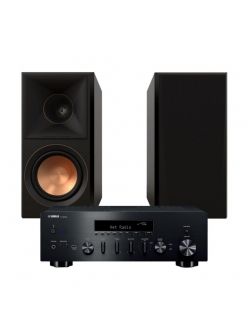 Стерео комплект Yamaha R-N600A + Klipsch RP-500M II