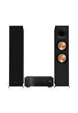 Yamaha R-N800A + Klipsch R-800F II
