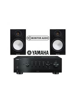 Стерео комплект Yamaha R-N800A + Monitor Audio Silver 100 7G