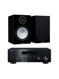 Стерео комплект Yamaha R-N600A + Monitor Audio Silver 100 7G