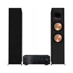 Yamaha R-N800A + Klipsch R-800F II