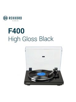 Вініловий програвач Rekkord Audio F400 HIGH GLOSS BLACK