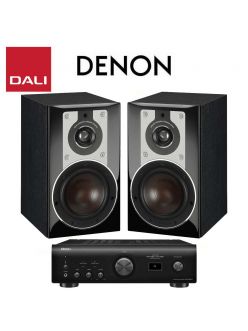 Стерео комплект DALI Opticon 1+Denon PMA-600NE