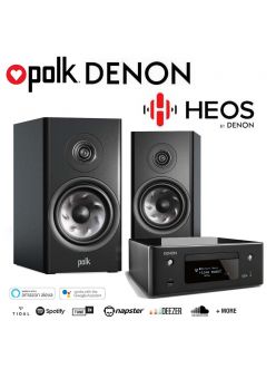 Стерео комплект Denon CEOL RCD-N11+Polk Audio Reserve R200