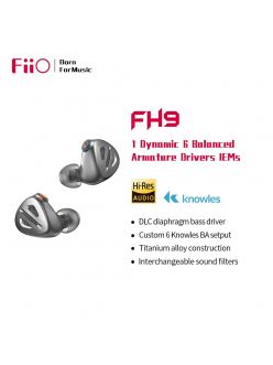 Навушники Fiio FH9 6BA + 1 Dynamic drivers