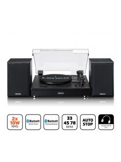 Проигрыватель винила с акустикой Lenco LS-101BK