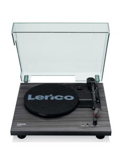Вініловий програвач Lenco LS-10BK - Програвач з вбудованими динаміками - чорний