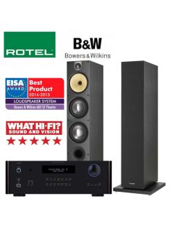 Стерео комплект ROTEL RA-1592 + B&W 683 S2