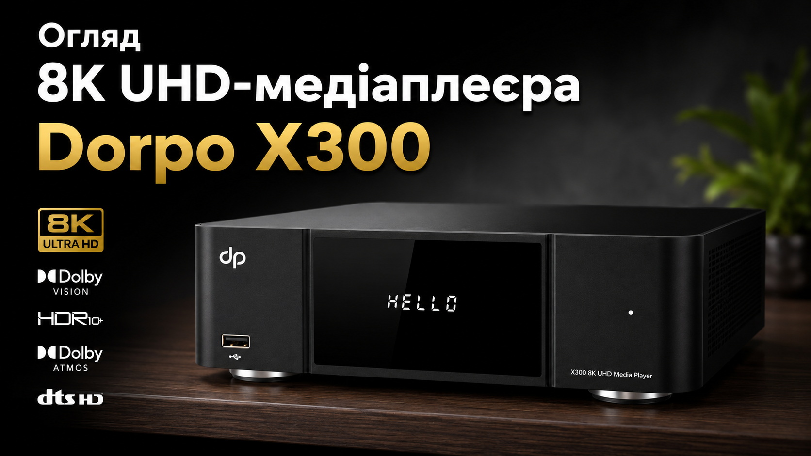 Огляд Dorpo X300 hifi-club.com.ua